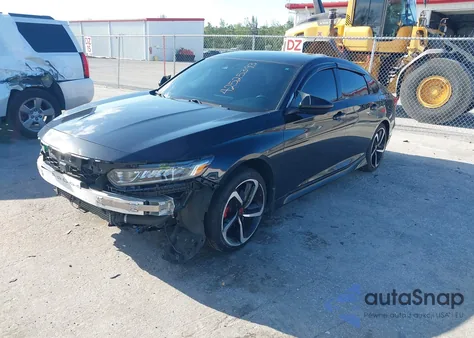 2019 Honda Accord Sport из США, поврежденный, VIN 1HGCV1F34KA155624